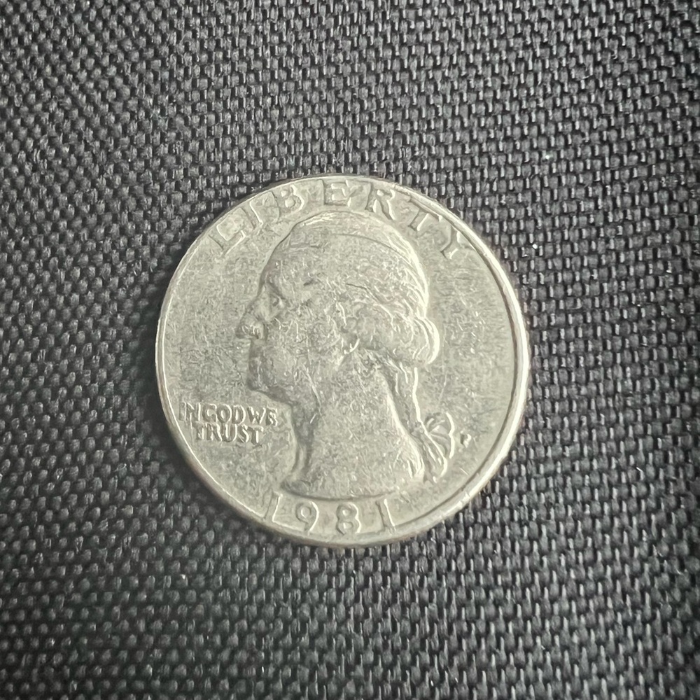 RARE 1981 error quarter